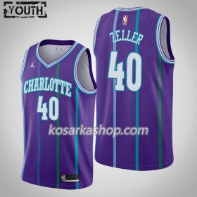 Dres Charlotte Hornets Cody Zeller 40 Jordan Brand 2019-20 Hardwood Classics Swingman - Dječji